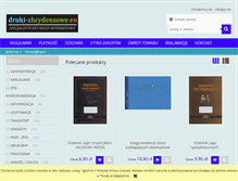 Tablet Screenshot of druki-akcydensowe.eu